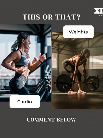 This or That: Cardio or Weights? We believe in a balance of both for the best results.