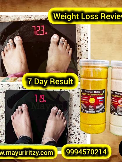 Look at this amazing 7-day result. This customer saw a noticeable difference on the weighing scale in just one week of using our weight loss kit. Consistency is key, and our products support your efforts every step of the way.