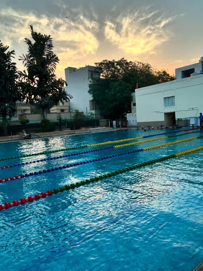 A magical Saturday morning at our academy. The calm water and clear lanes offer the perfect conditions for our swimmers to focus on their technique and endurance training.