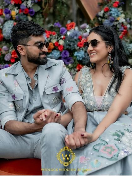 Wedlock Weddings - Full-Service Wedding Planning & Design Vibrant Haldi & Mehendi Ceremonies photo 39