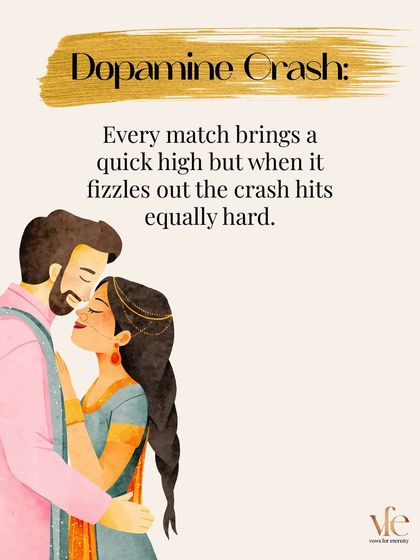 The dopamine crash after a match fizzles out is a real emotional rollercoaster. My process is about building a steady, lasting flame, not a temporary spark.