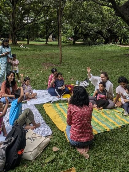 Candid shots from our 'Bounty of Chillies' session. You can see the mix of listening, interacting, and the occasional distraction, which is all part of the fun.