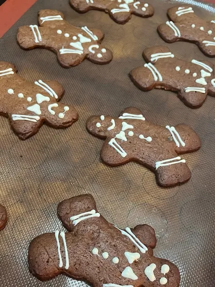 It wouldn't be Christmas without some freshly baked gingerbread men. These spiced cookies with simple icing are a classic holiday treat, perfect for kids and adults alike.
