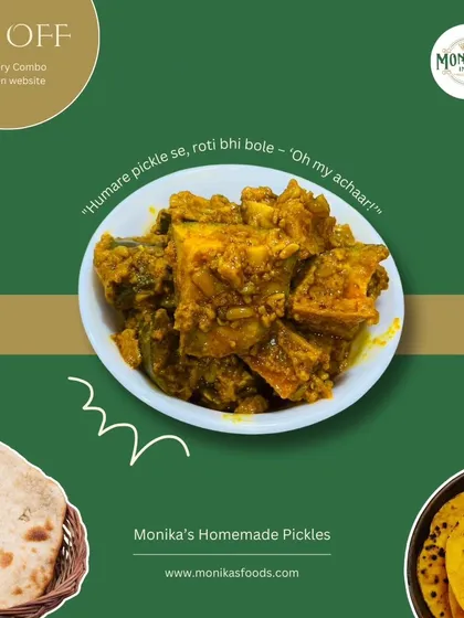 "Humare pickle se, roti bhi bole - 'Oh my achaar!'" I love this phrase because it perfectly captures the magic of a good pickle. A simple meal becomes extraordinary with the right condiment.