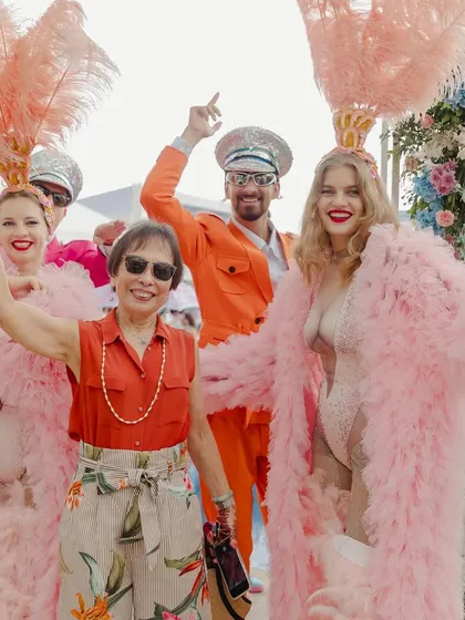 Even the guests get to party with the performers! We create an inclusive atmosphere where everyone is part of the show.