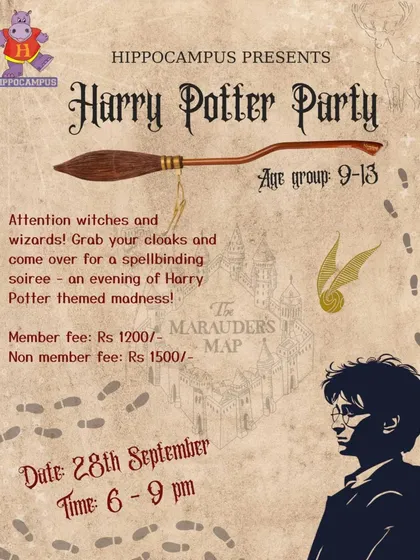 Attention witches and wizards! We create truly magical experiences like our annual Harry Potter Party. It's an evening of spellbinding fun, from getting sorted into houses to playing Quidditch Pong, that brings the world of books to life.