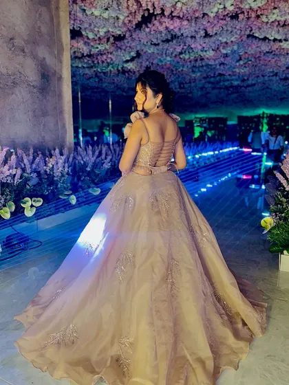 Our Sangeet and Cocktail collection is filled with glamorous gowns, sparkling lehengas, and modern Indo-Western outfits. Explore a range of colors and styles to find your perfect party look.
