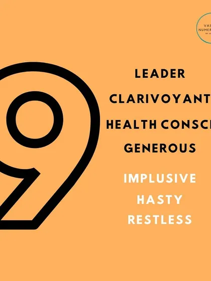 People born on the 9th, 18th, or 27th have Birth Number 9. These natural leaders are generous and health-conscious, but their energy can sometimes manifest as restlessness or impulsiveness.
