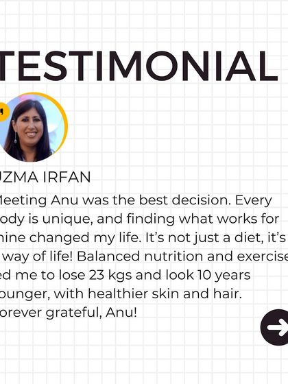 Uzma found that a personalized approach was the key. For her, it wasn't just a diet but a new way of life that led to losing 23 kgs and feeling 10 years younger.