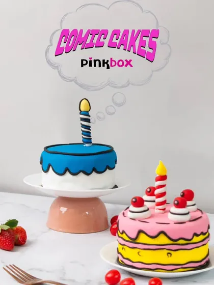 Have you seen the comic cake trend? We love making these fun, 2D-style cartoon cakes that look like they jumped right out of a comic book. It’s a unique and playful design that’s guaranteed to be a conversation starter at any party.