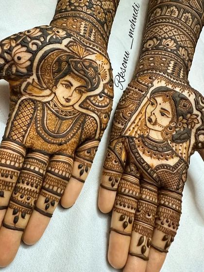 Sonu - Bridal & Wedding Mehndi Portrait & Storytelling Mehndi photo 14