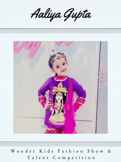 Welcome to the family, Aaliya Gupta. Her colorful traditional outfit and confident pose are amazing.