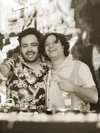 Another moment captured with DJ Shiva. Our shared passion for music and making people dance is what our partnership is all about.