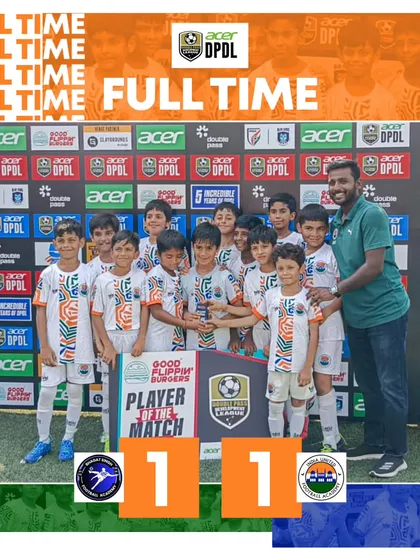 A hard-fought 1-1 draw for our U10 team in the DPDL. Our young warriors showed immense spirit and never gave up.