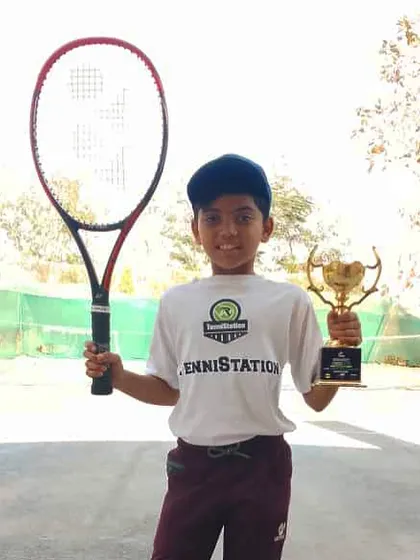 Huge congratulations to Tejaswini Godvinde for her victory in the U-10 girls singles at the prestigious SportsFort Tennis Open Championship.
