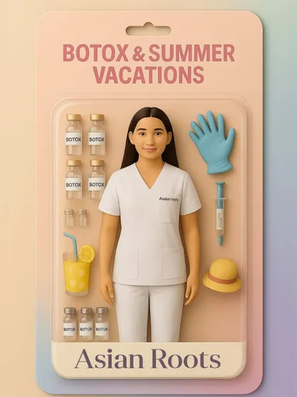 We believe that preparing for your vacation should be as refreshing as the trip itself. This creative visual represents how a quick Botox session can ensure you look and feel your best, ready for every photo opportunity.