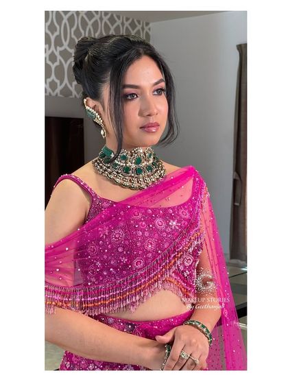 Geethanjali Venkatesh - Special Occasion Makeup Regal Reception & Sangeet Glam photo 70