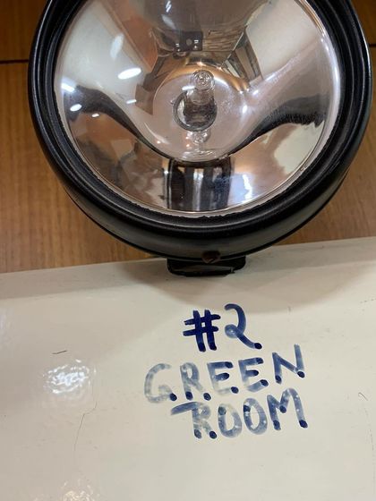 A behind-the-scenes shot of a green room. These are the quiet spaces where the pre-show jitters and excitement build.