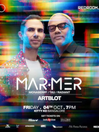 The flyer for a night with the dynamic duo Mar+Mer at Kitty Ko. I opened and closed the night, bookending their main set with my own progressive vibes.