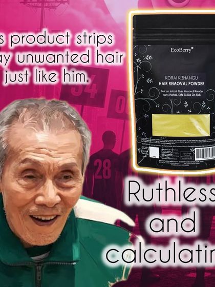 This product strips away unwanted hair, just like a ruthless and calculating character. My Koraikizhangu Hair Removal Powder gets the job done.