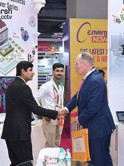 These images capture various moments from industry events like FSIE, AutoSec, IndiaSoft, and our partner meets across the country. Each one represents our commitment to building strong relationships and showcasing our Made-in-India technology.