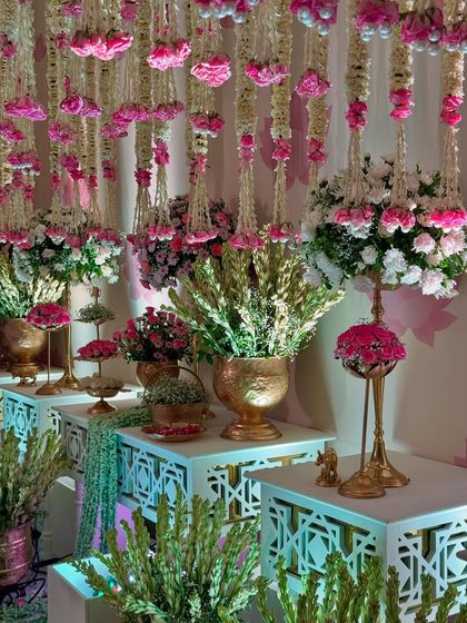 Regal Indian Traditions: A Symphony in Pink & Gold photo 98