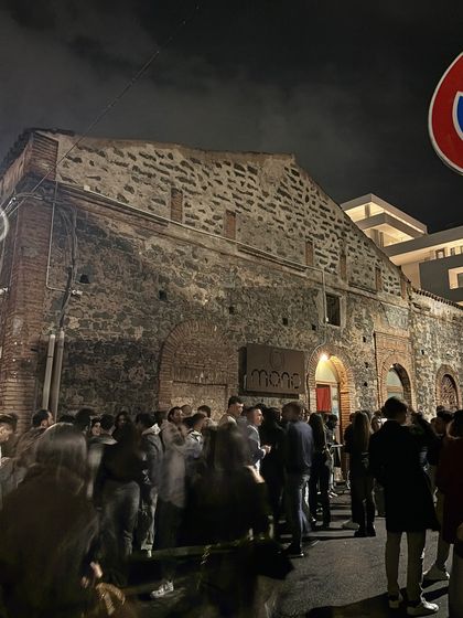 The exterior of the club in Catania. The place was packed, with a line outside. It's amazing to see such a vibrant music scene in every city I visit.