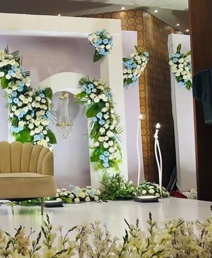 Elegant Wedding & Reception Stages photo 18
