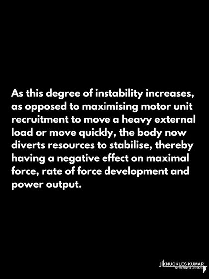 Training on unstable surfaces is one of the most pointless things you can do for athletic performance. It limits your ability to produce force and power, which are the very qualities you're in the gym to develop. The best way to improve stability for a sport is to play the sport.
