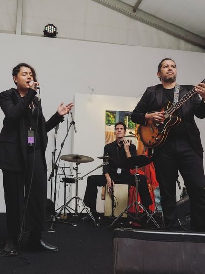 Performing as a jazz trio for the launch of Jo Malone at the Ajio Luxe Weekend. Our music added a touch of soul and sophistication to this elegant event.