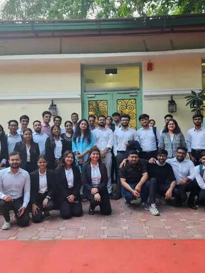 A full team photo from the Law Chambers of Amish Aggarwala. This shows the scale of our operations and the number of legal minds contributing to our cases.
