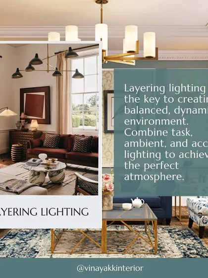 Lighting is everything in design. This series of posts explains the importance of layering different types of lighting, including ambient, task, and accent lighting, to create the perfect atmosphere.