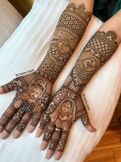 3D Henna Touch - Bridal Mehndi Bridal Portraits: Your Love Story in Henna photo 10