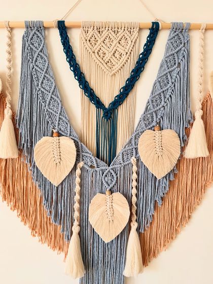 Shikha Agarwal - Custom Macrame & Crochet Home Decor Large Statement Wall Hangings photo 17