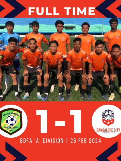 A tough 1-1 draw in our 7th game of the season.