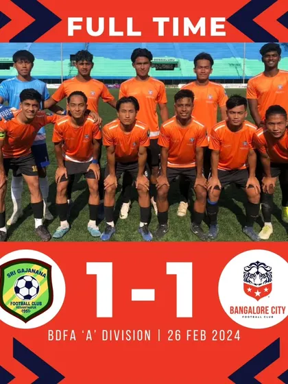 A tough 1-1 draw in our 7th game of the season.