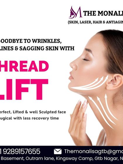 Say goodbye to wrinkles, fine lines, and sagging skin with a thread lift. This non-surgical procedure provides a perfectly lifted and well-sculpted face with less recovery time than a traditional facelift.