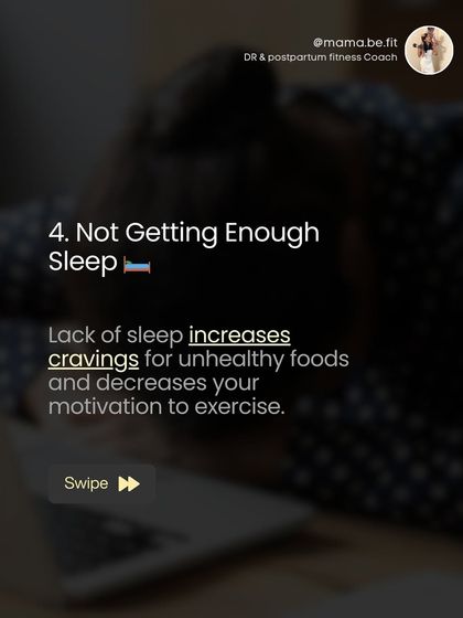 Mistake #4: Not getting enough sleep. Lack of sleep increases cravings for unhealthy foods and decreases your motivation to exercise.