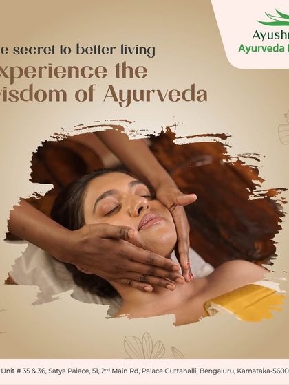 This serene image of a facial massage captures the essence of Ayurvedic healing. It represents the secret to better living, inviting you to experience the wisdom of Ayurveda through our range of relaxing and therapeutic treatments.