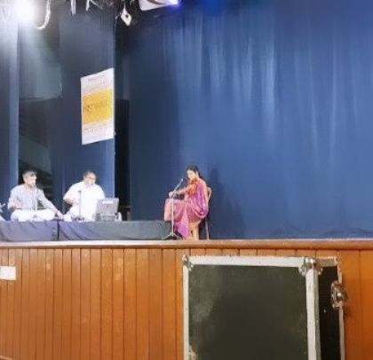 A view from the audience's perspective in Pune, with the full live orchestra on stage. The energy exchange between the performers and the rasikas (audience) is what makes a live concert special.