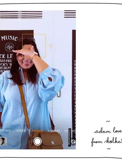 Our dear patron Prapti from Kolkata having fun with her custom Adam bag in Mustard. We love her playful spirit.