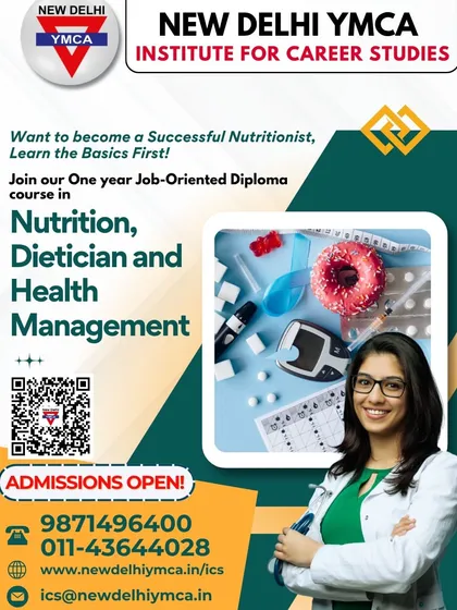 This is where your wellness career begins. Our one-year, job-oriented Diploma in Nutrition, Dietician and Health Management is designed to turn your passion for health into a professional skill set. We focus on the practical application of nutrition science, diet planning for various needs, and essential health management techniques.