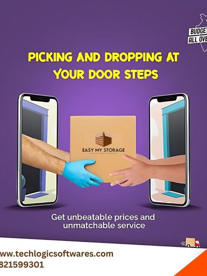 We offer budget cargo services all over India, with picking and dropping at your doorstep. This graphic illustrates the convenience of our door-to-door service, managed right from your phone.