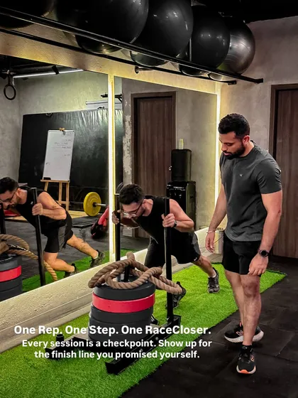 One rep at a time. I am here to personally guide you, ensuring your form on exercises like the sled push is perfect to maximize power and prevent injury.