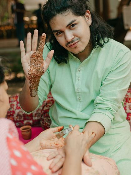 The Tales of Tradition - Wedding Planning & Design Dazzling Mehendi & Sangeet Nights photo 42
