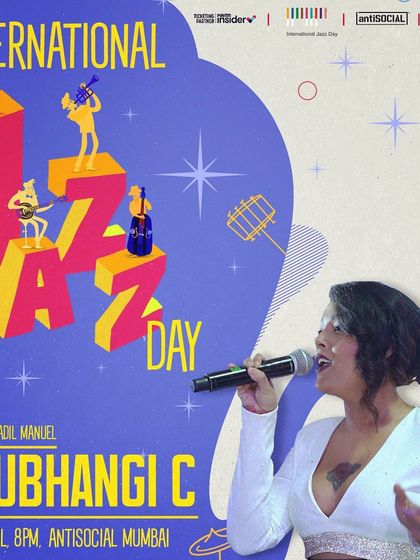 The official poster for my performance at International Jazz Day. It's an honor to be featured and to curate a set of fresh Brazilian and Smooth Jazz.