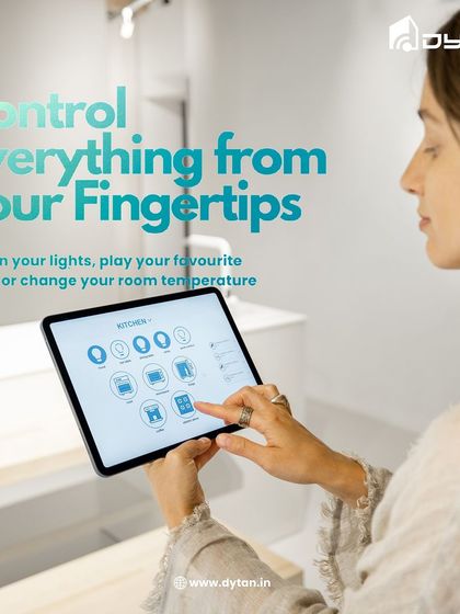 Your tablet becomes a powerful command center. The app's clean interface shows all your connected devices, allowing you to manage your kitchen lights, music, and more from your fingertips.