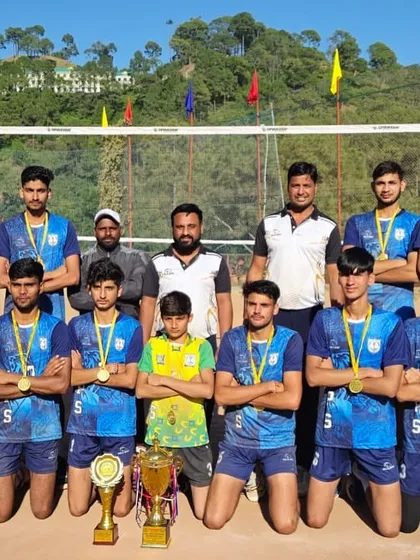 This is a proud moment for the LPN family. Our Under 19 team from Laxmi Public School, Karkardooma, bringing home the first-place trophy from the CBSE National Volleyball Championship.
