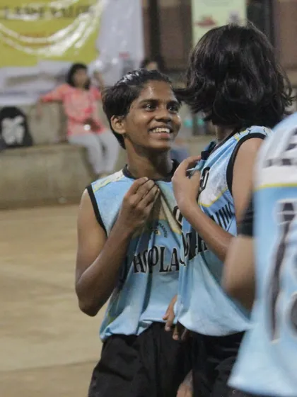 Ruchi Sawant, the Women's MVP, all smiles after a tournament filled with incredible plays and leadership.