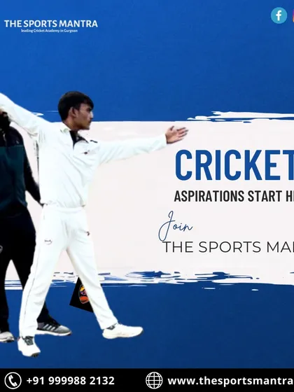 Cricket aspirations start here. This image captures the essence of our one-on-one coaching, where we guide each player on their journey to turn their cricket dreams into reality.